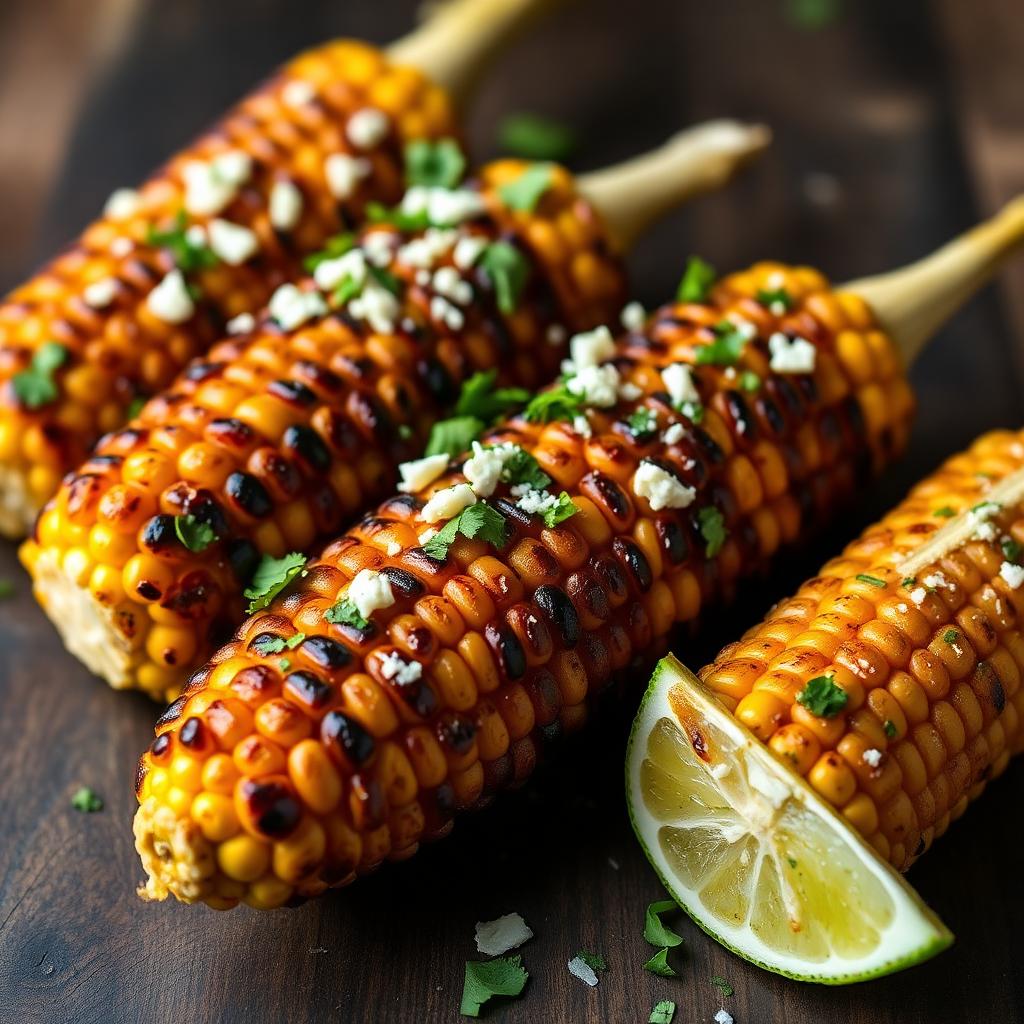 Grilled Corn on the Cob with Chili-Lime Butter